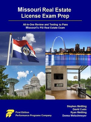 cover image of Missouri Real Estate License Exam Prep